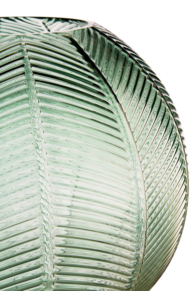 Andaman Fern Green Glass Vase