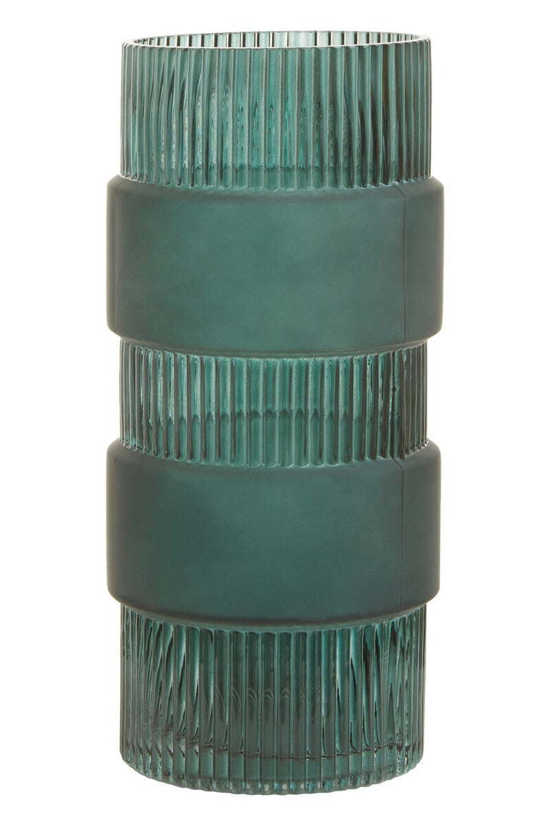 Nerja green Glass Vase