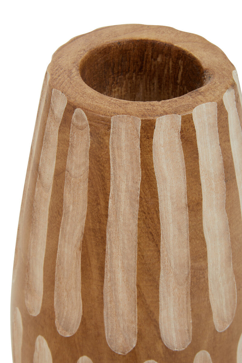 Natal Natural Wooden Vase