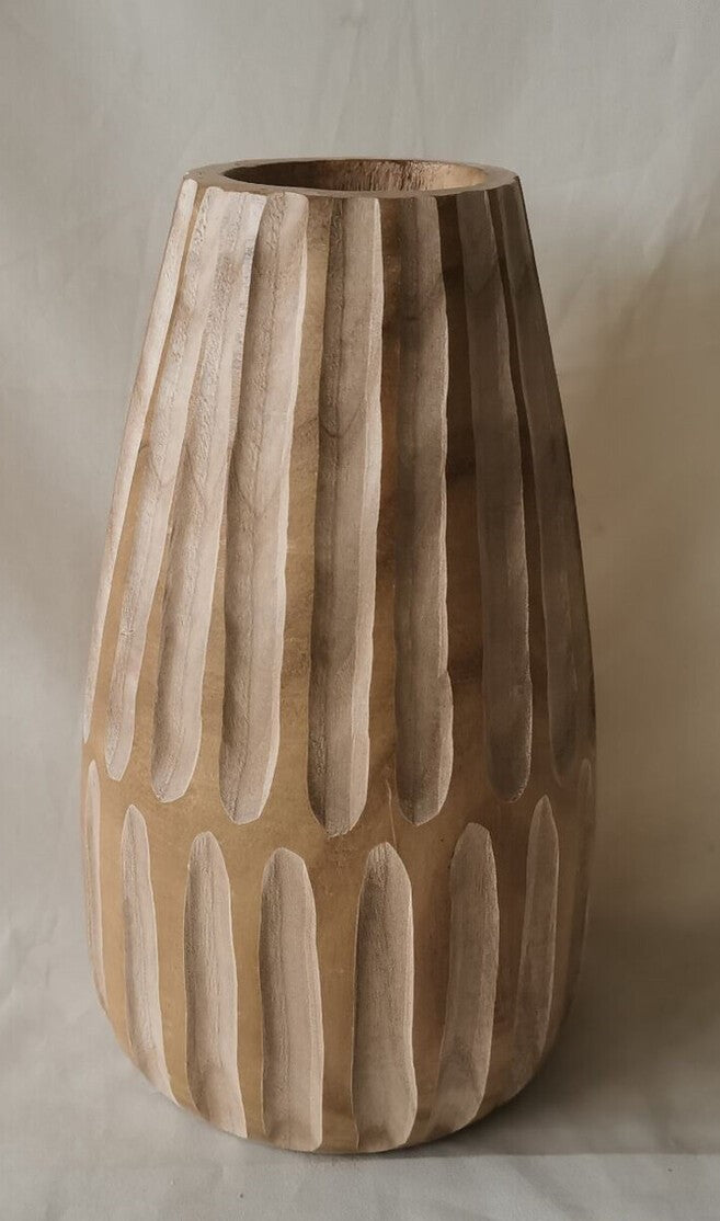 Natal Natural Wooden Vase