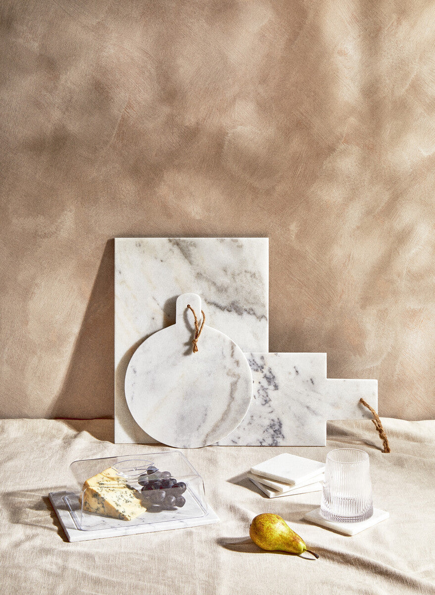 Heidi Round Marble Chopping and Serving Board