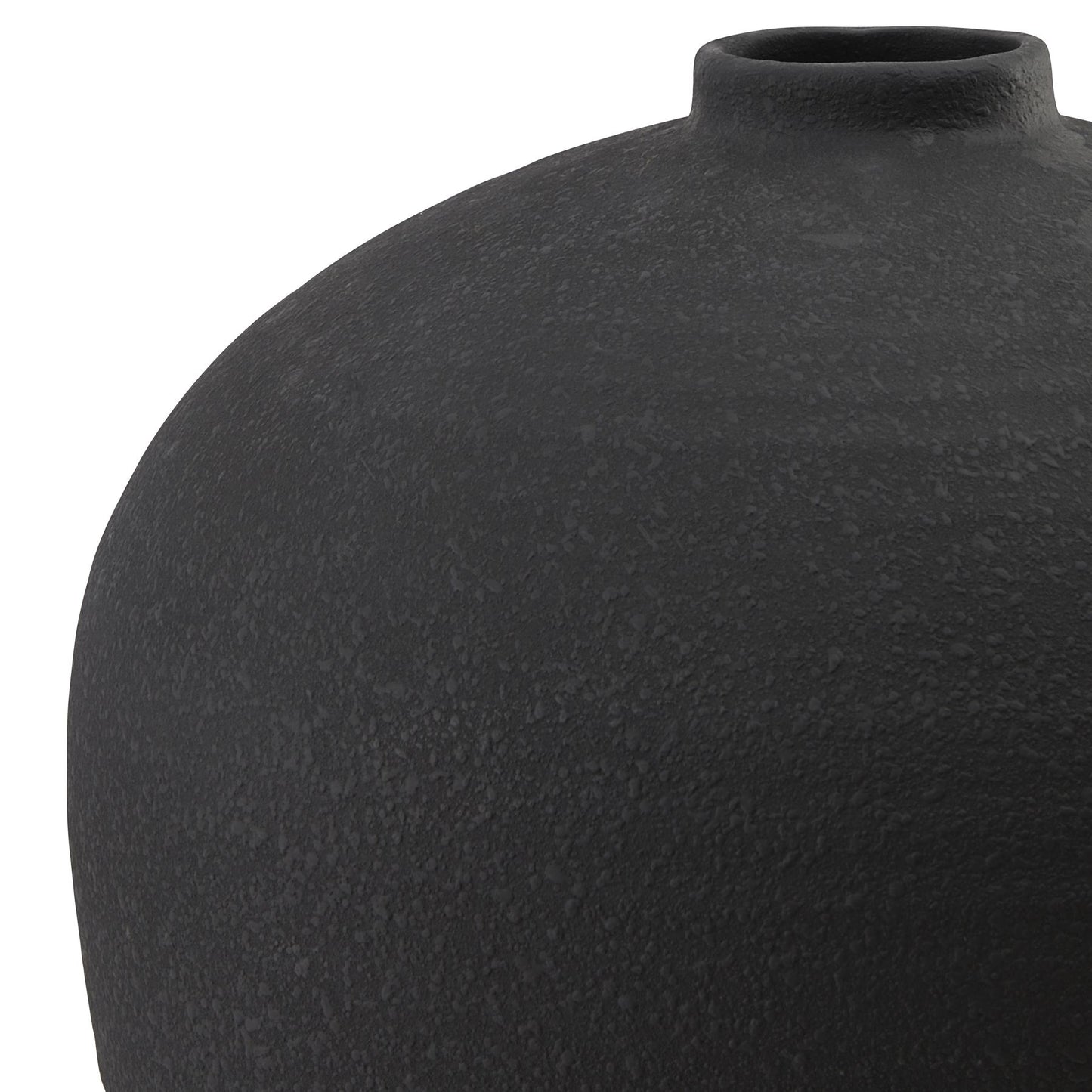 Franschhoek Matt Black Tall Vase