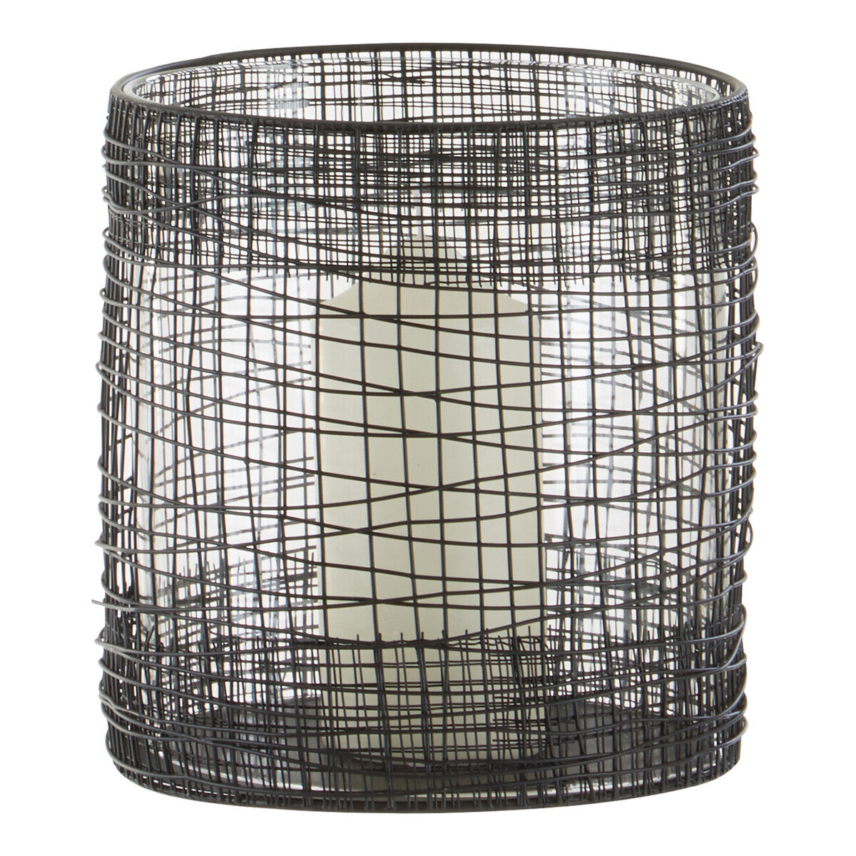 Nambiti Woven Wire Pillar Candle Holder