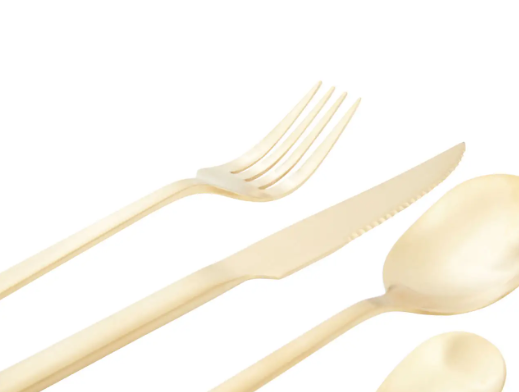 Zante Matt Gold 16pc Cutlery Set
